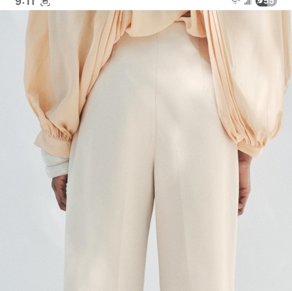 ZARA Women's ZW Collection Culottes(Sand, US M, L/EUR M, L) - Picture 5 of 10